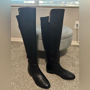Michael Kors black leather boots